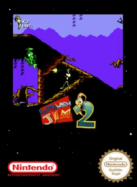 Earthworm Jim 2 (Europe, Asia) (En) (Super Game) (Aftermarket) (Pirate) box cover front